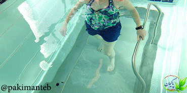 بهبود کمر درد با آب درمانی